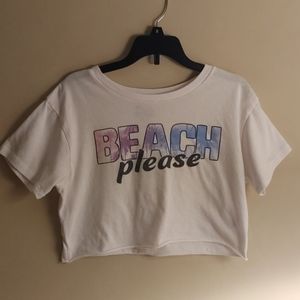 3/$15 Billabong Cropped Graphic T-shirt Sz XS